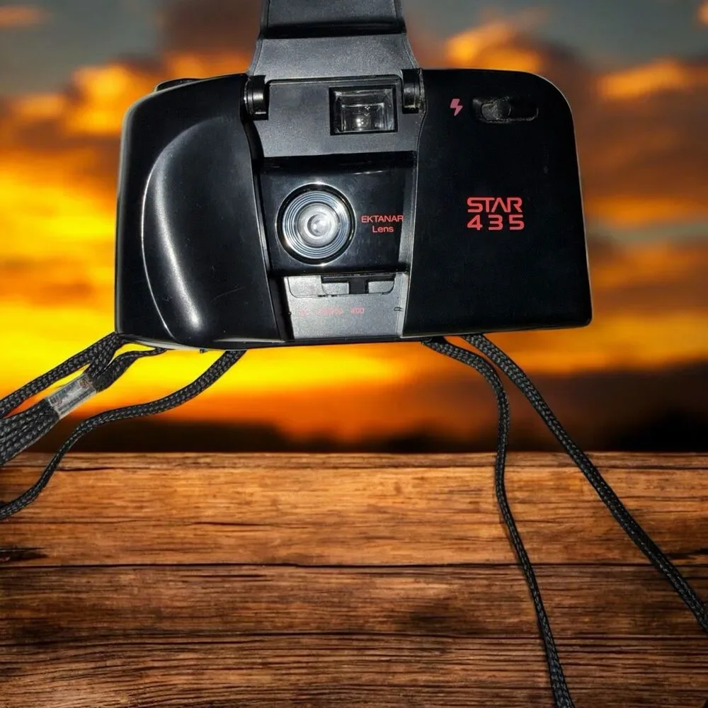 📸 Cámara Kodak Star 435 Vintage con Flash – 35mm Analógica